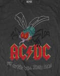 Miniatyrbild 3 av 4: AC/DC T Shirt Fly On The Wall Tour 1985 Official Unisex Charcoal Grey