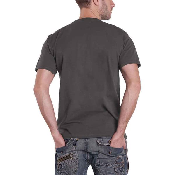 AC/DC T Shirt Fly On The Wall Tour 1985 Official Unisex Charcoal Grey