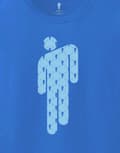 Miniatyrbild 2 av 4: Billie Eilish T Shirt Manonman Logo Official Mid Blue Long Sleeve Unisex