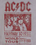Miniatyrbild 3 av 4: AC/DC T Shirt Highway To Hell World Tour 1979/1980 Official Unisex Grey