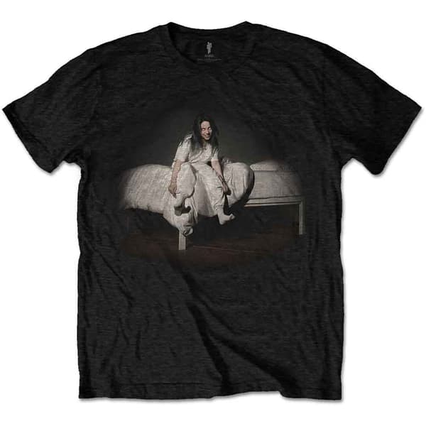 Official Billie Eilish T Shirt Sweet Dreams Logo Unisex Black