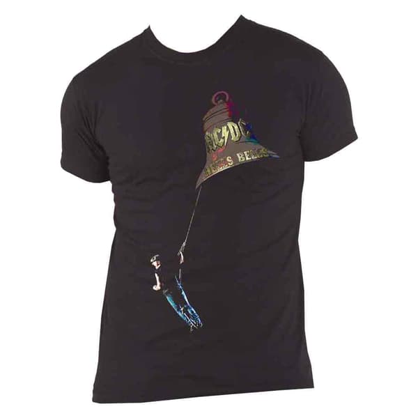 AC/DC T Shirt Angus Bell Swing Band Logo Hells Bells Official Unisex Black