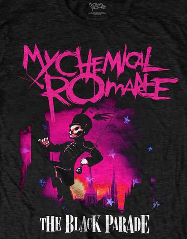 My Chemical Romance T Shirt Black Parade March Band Logo Official Unisex Black