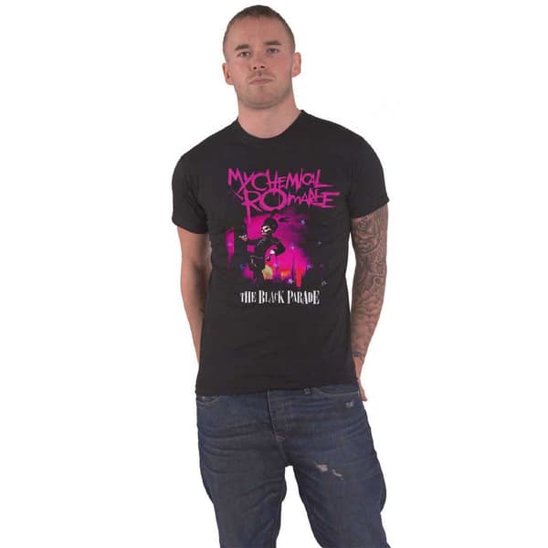 My Chemical Romance T Shirt Black Parade March Band Logo Official Unisex Black
