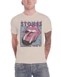 Miniatyrbild 1 av 3: The Rolling Stones T Shirt American Tour Map Band Logo Official Mens Natural