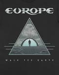Miniatyrbild 2 av 2: Europe T Shirt Walk The Earth Band Logo Official Mens Black
