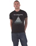 Miniatyrbild 1 av 2: Europe T Shirt Walk The Earth Band Logo Official Mens Black