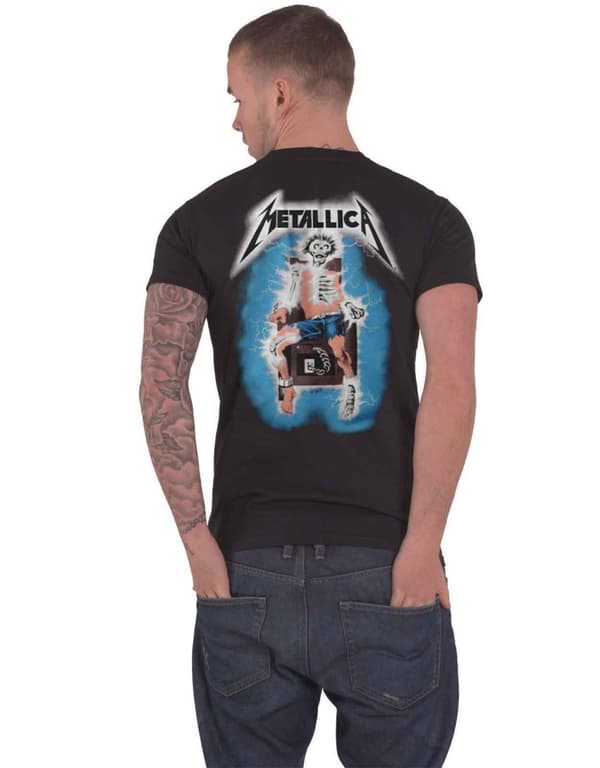Metallica T Shirt Metal Up Your Ass Band Logo Official Mens Black