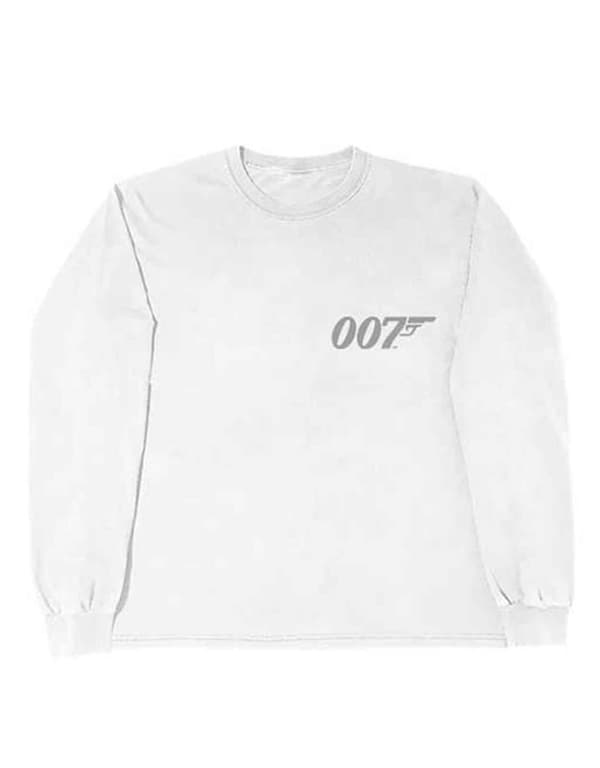 James Bond T Shirt Goldeneye Japanese Poster Official White Long Sleeve