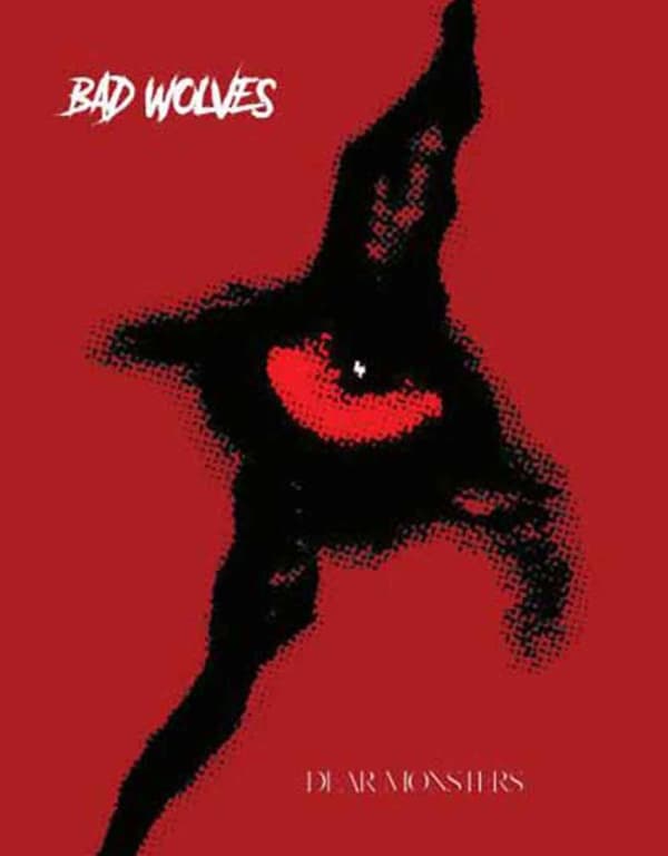 Bad Wolves T Shirt Dear Monsters Eye Band Logo Official Mens Red
