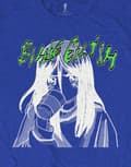 Miniatyrbild 3 av 4: Billie Eilish T Shirt Anime Drink Logo Official Unisex Blue