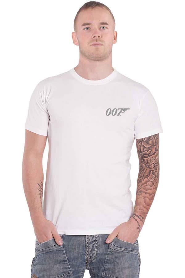 James Bond 007 T Shirt Goldeneye Japanese Poster Official Mens White