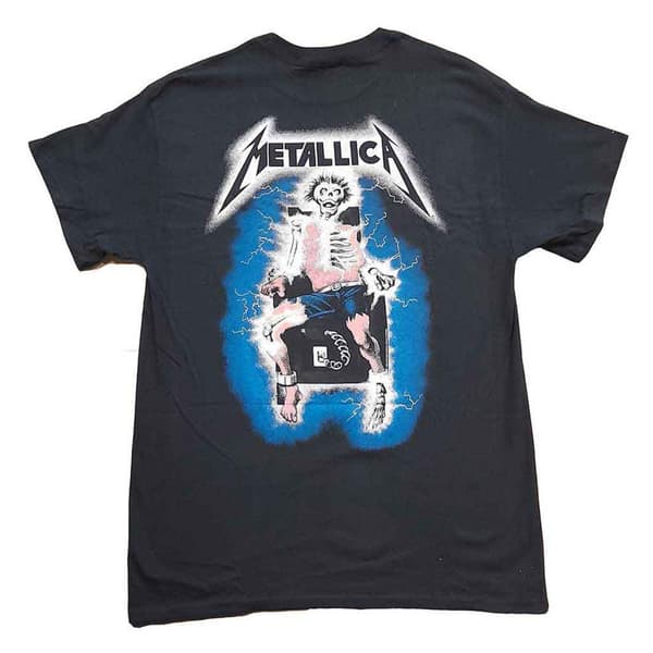 Metallica T Shirt Metal Up Your Ass Band Logo Official Mens Black