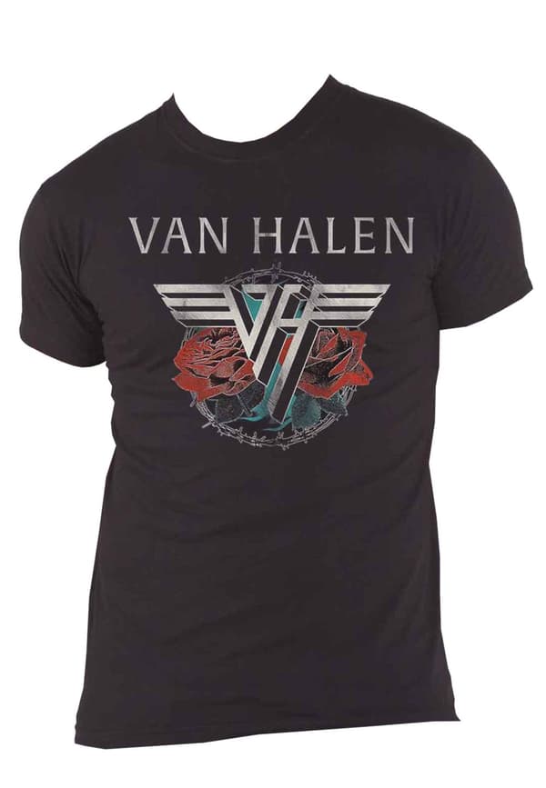 Van Halen T Shirt 84 Tour Band Logo Official Mens Black