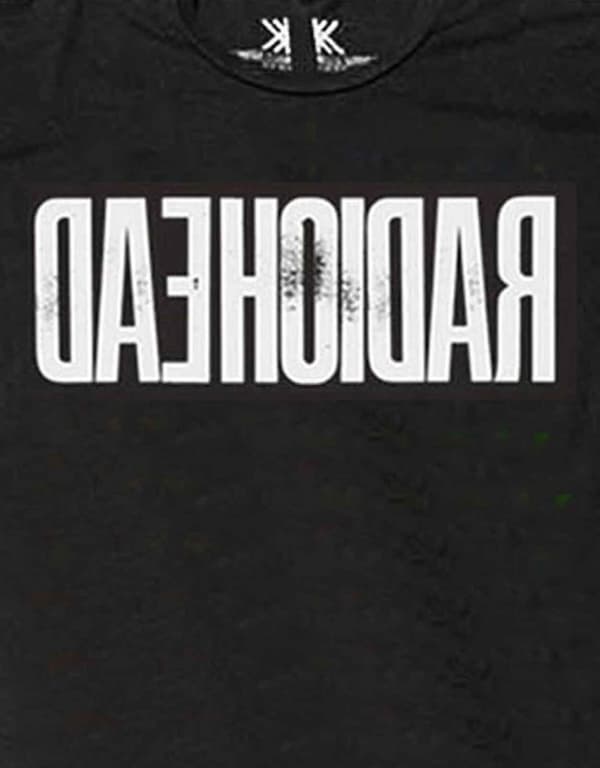 Radiohead T Shirt Daehoidar Band Logo Official Mens Black
