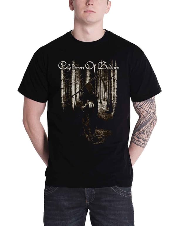 Children Of Bodom T Shirt Death Wants You band logo Official Mens Black