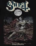 Miniatyrbild 3 av 4: Ghost T Shirt Dance Macabre Moonlight Band Logo Official Mens Black