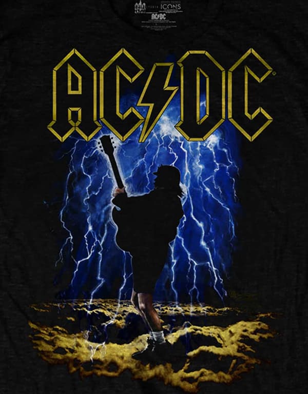 AC/DC T Shirt Highway To Hell band logo Official Mens Black L