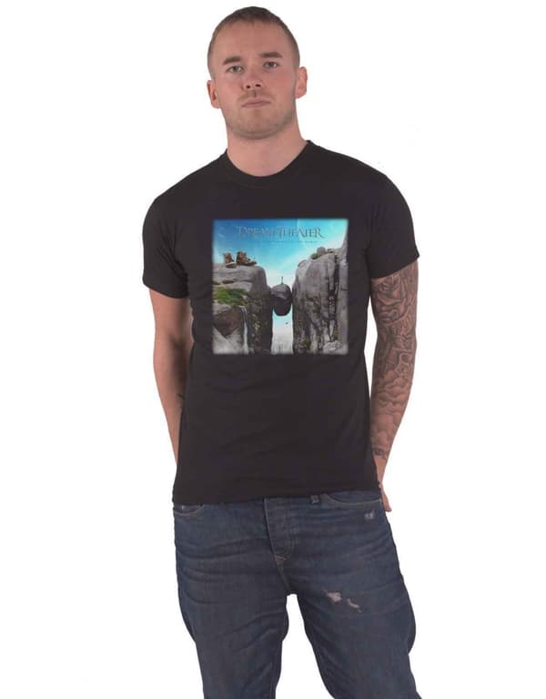 Dream Theater T Shirt A View From The Top Band Logo Official Mens Black
