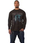 Miniatyrbild 1 av 3: Cradle Of Filth T Shirt Gilded Band Logo Official Mens Black Long Sleeve
