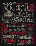 Miniatyrbild 3 av 4: Black Label Society Mens T Shirt Black Destroy & Conquer band logo Official