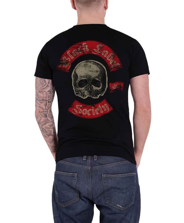 Black Label Society Mens T Shirt Black Destroy & Conquer band logo Official
