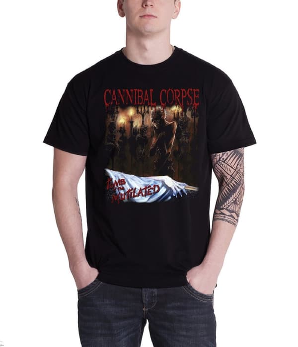 Cannibal Corpse Tomb Of The Mutilated Official Mens Black T Shirt XL