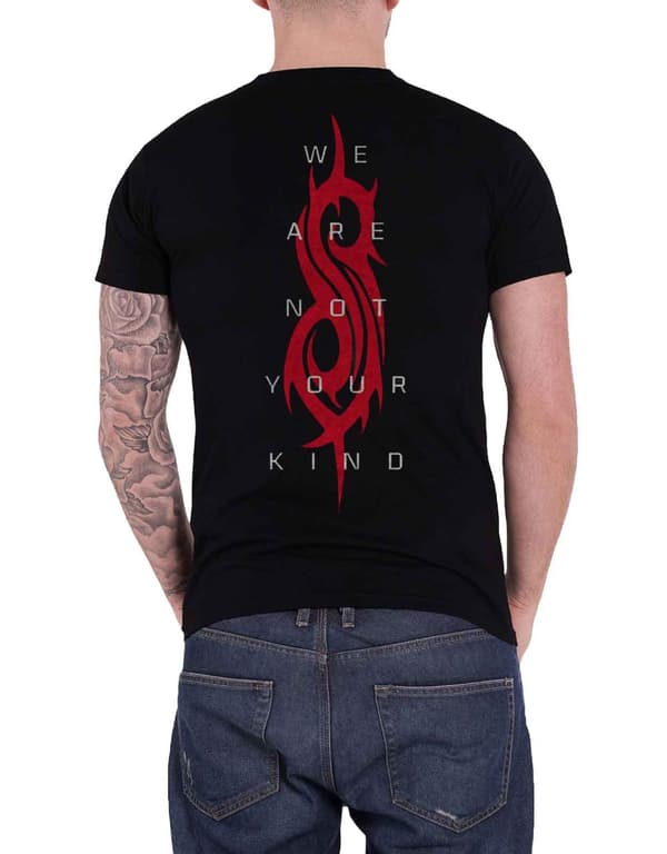 Slipknot T Shirt We Are Not Your Kind Band Logo Official Mens Black
