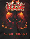 Miniatyrbild 2 av 2: Deicide T Shirt To Hell With God Tour 2012 Band Logo Official Mens Black