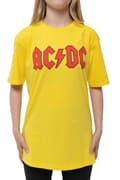 Miniatyrbild 3 av 4: AC/DC Kids T Shirt Classic Band Logo Official Yellow (Ages 3-14 yrs)
