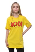 Miniatyrbild 1 av 4: AC/DC Kids T Shirt Classic Band Logo Official Yellow (Ages 3-14 yrs)