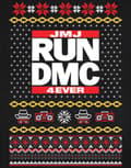 Miniatyrbild 3 av 3: Run DMC Sweatshirt Christmas in Hollis Band Logo Official Mens Black Unisex