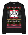 Miniatyrbild 1 av 3: Run DMC Sweatshirt Christmas in Hollis Band Logo Official Mens Black Unisex