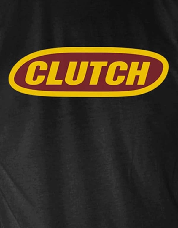 Clutch Baseball Shirt Classic Logo Official Mens Black 3/4 Sleeve raglan