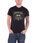 Miniatyrbild 1 av 4: Johnny Cash T Shirt Black American Rebel Classic Logo Official Mens Black