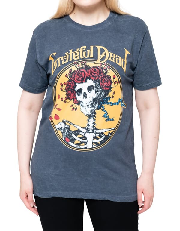 Grateful Dead T Shirt Best of Cover Band Logo Official Black Unisex