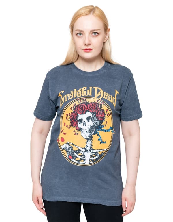 Grateful Dead T Shirt Best of Cover Band Logo Official Black Unisex