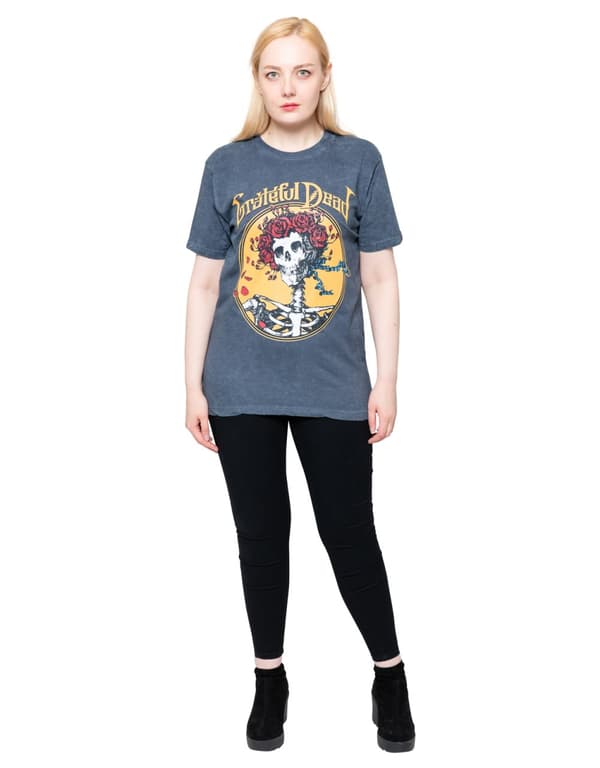 Grateful Dead T Shirt Best of Cover Band Logo Official Black Unisex