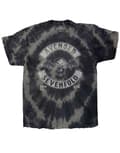 Miniatyrbild 1 av 4: Avenged Sevenfold T Shirt Deathbat Crest Official Unisex Dip Dye Charcoal Grey