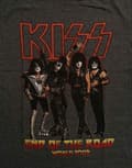 Miniatyrbild 2 av 2: KISS T Shirt End of the Road Tour Band Logo Official Mens Brindle Black