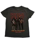 Miniatyrbild 1 av 2: KISS T Shirt End of the Road Tour Band Logo Official Mens Brindle Black