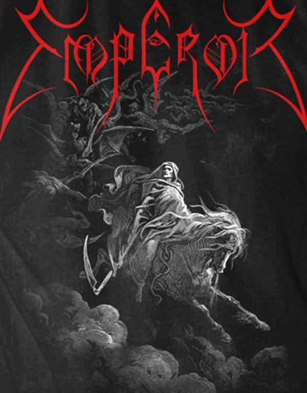 Emperor Baseball Shirt Rider Band Logo Official Mens 3/4 Sleeve