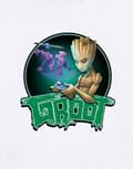 Miniatyrbild 5 av 5: Guardians of the Galaxy T Shirt I am Groot Gaming Official Marvel Mens White