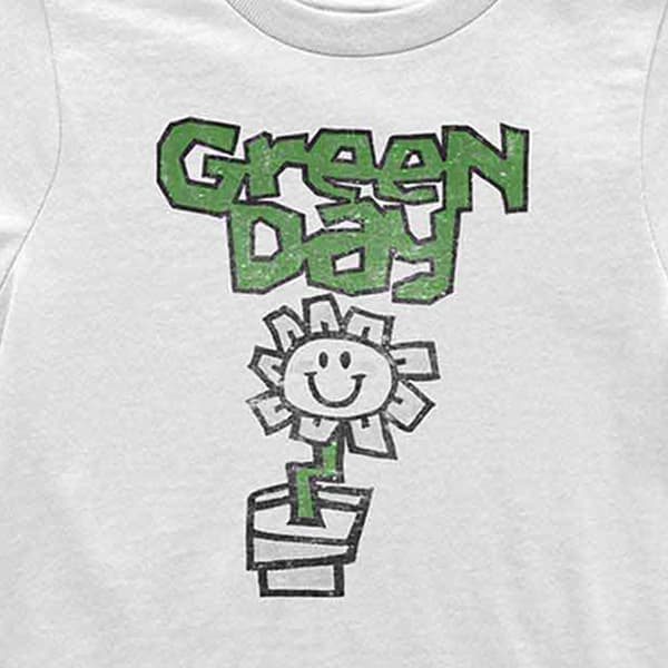 Green Day Kerplunk Flower Pot Logo Kids T Shirt
