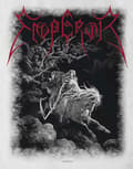 Miniatyrbild 2 av 2: Emperor Baseball T Shirt Rider Band Logo Official Mens White 3/4 Sleeve
