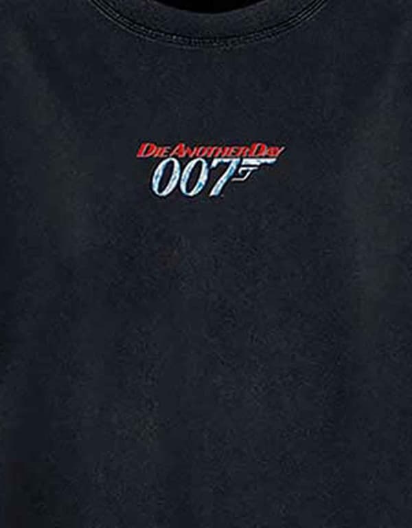 james Bond T Shirt Die Another Day Movie Poster Official Mens Black