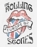 Miniatyrbild 2 av 3: The Rolling Stones T Shirt Europe 82 Tour Official Women White skinny fit