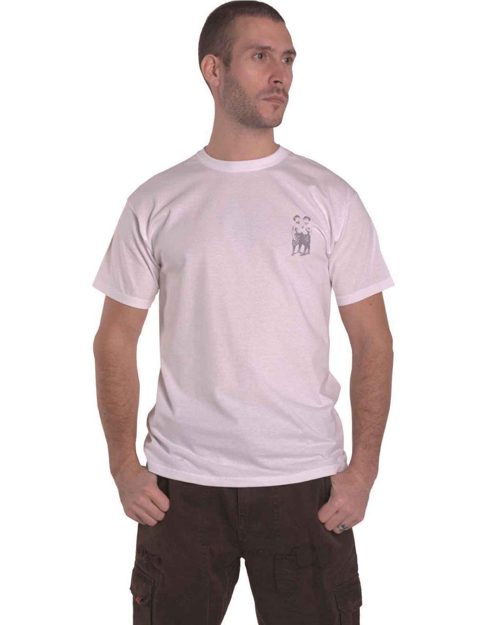 Korn T Shirt Requiem Twins Pocket Band Logo Official Mens White