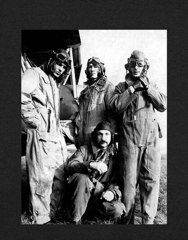 Pink Floyd T Shirt Airplane Photo Band Logo Official Unisex Black