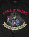 Miniatyrbild 3 av 3: Guns N' Roses T Shirt Skeleton Vintage Band Logo Official Mens Black